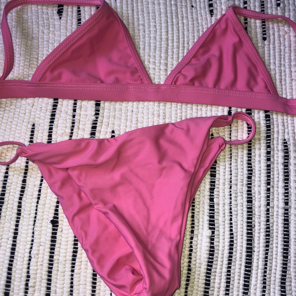 Pink bikini